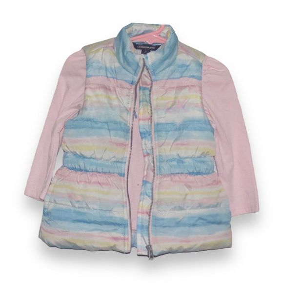 Calvin Klein puffer vest and shirt 2T - Picture 1 of 9